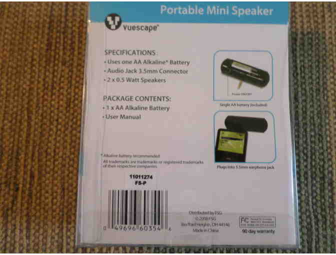 Portable Mini Speaker by Vuescape