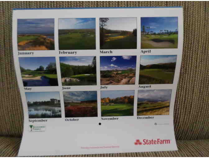 2015 Calendar Featuring Golf