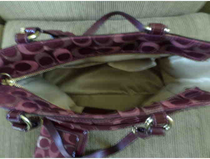 Coach Fabric Handbag with Wallet