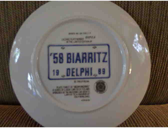 '58 Biarritz Delphi plate by artist Philip Palma