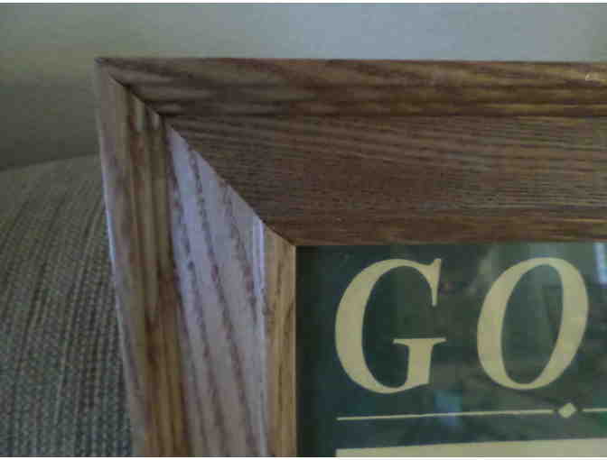 Two Wooden Framed Golf Club Pictures