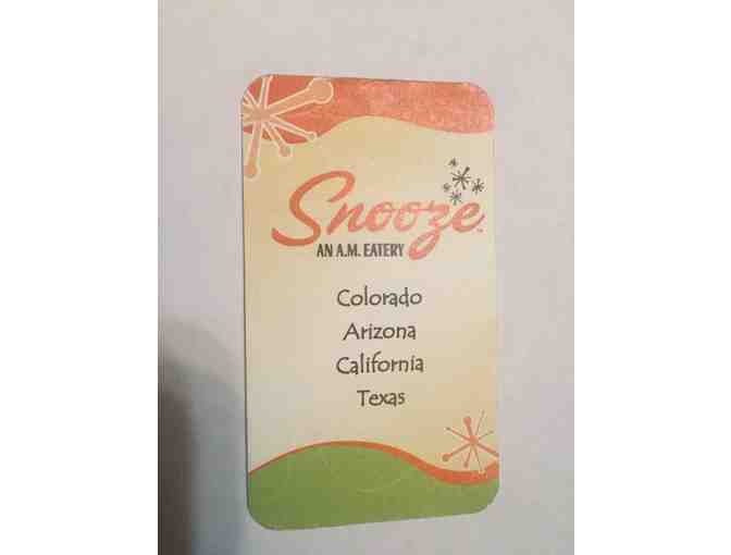 SNOOZE Cafe Card - Photo 1