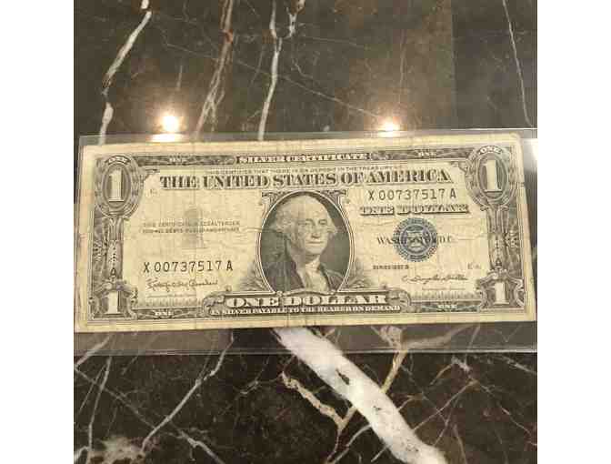 1957 B   $1 Silver Certificate