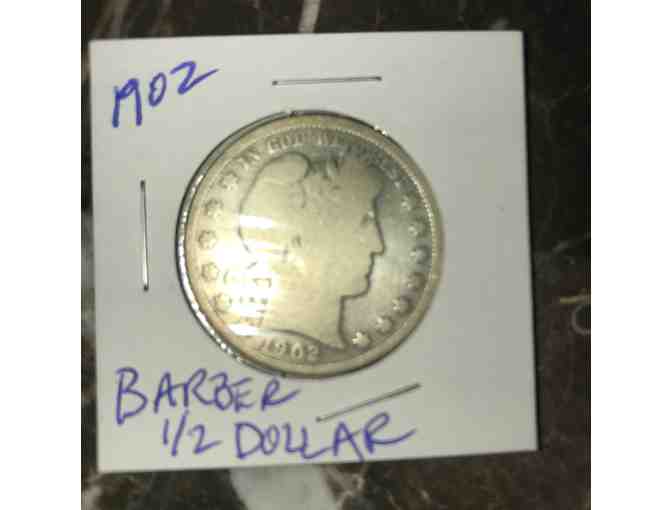 1902 Barber 50 cent piece