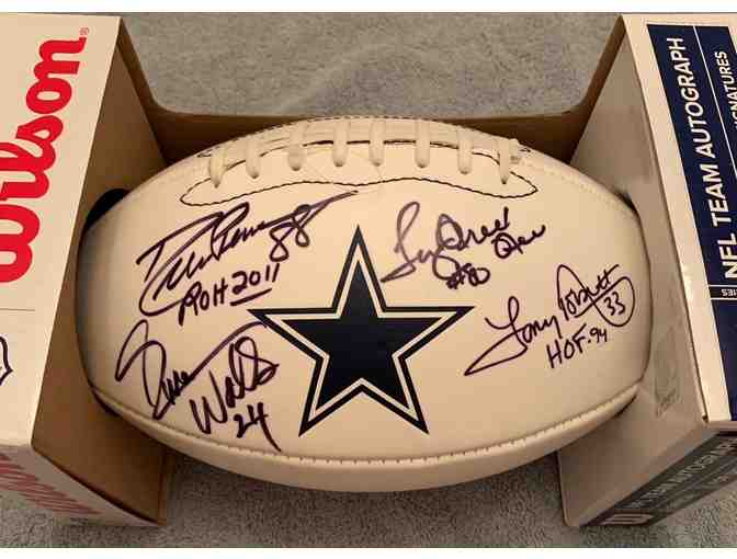 Autographed Dallas Cowboys Football