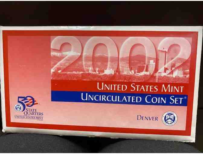 2002 mint us coin set Denver mint