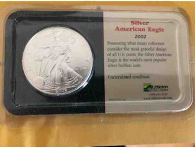 One Troy Ounce Silver - 2002 American Eagle