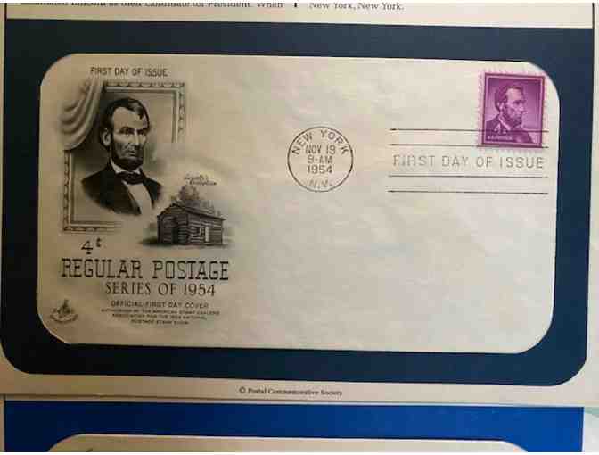 Three (3) First Day Cover Stamp Issues-- 1950s