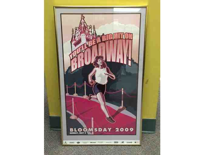 BLOOMSDAY PACKAGE  - 2009 Bloomsday Framed Poster PLUS (2) 2017 Race Entries