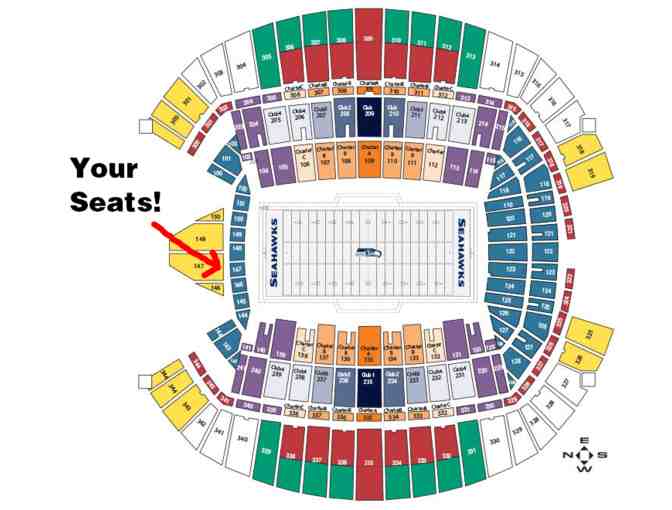 Monday Night Football - A Pair of tickets to the Seahawks Game Nov. 20th (Item #1)