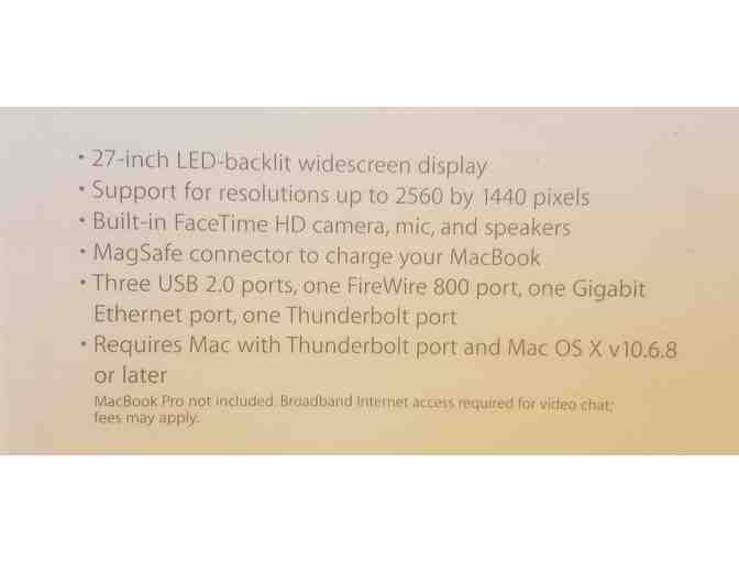 Apple Thunderbolt 27 inch Display - Brand New!