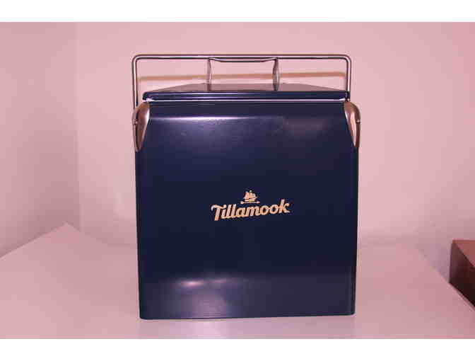 Tillamook Branded Foster and Rye Vintage Metal Cooler