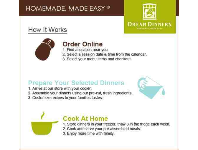 Dream Dinners Starter pack and Friends Night Out Event basket!