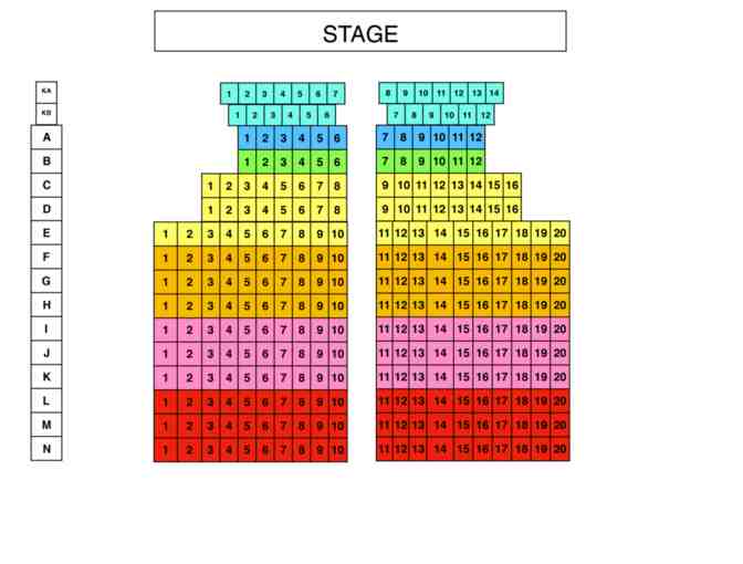 12/20 @ 7PM -- FRONT ROW -- 4 SEATS (#09-12)