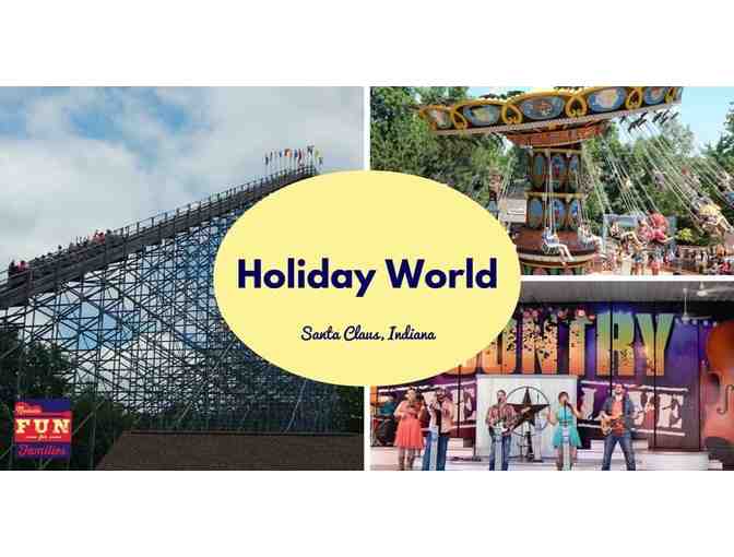 2 General Entry Passes to Holiday World & Splashin' Safari