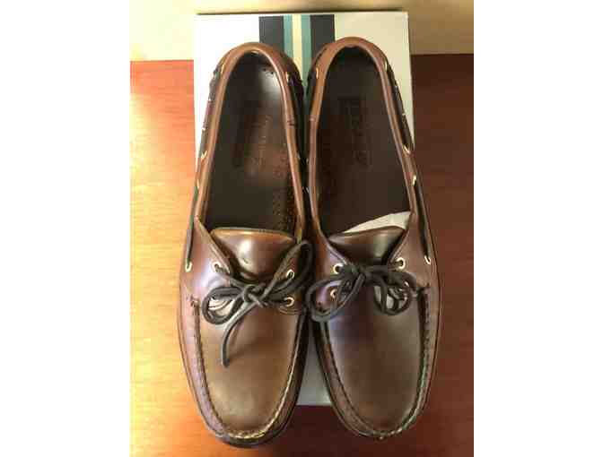 Sebago Men's Schooner Waxy Brown Size 11 Boat Shoes (#1)