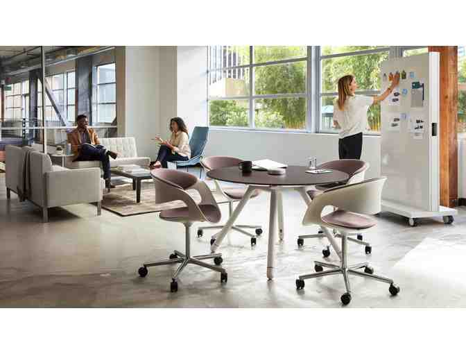 Steelcase Lox 5-Star Base Chair with Upholstered Seat and Back
