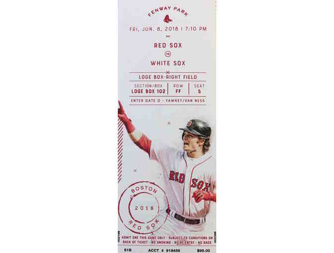 Pair of Red Sox vs White Sox Loge Box tickets - Fri., June 8, 2018 at 7:10pm - Photo 2