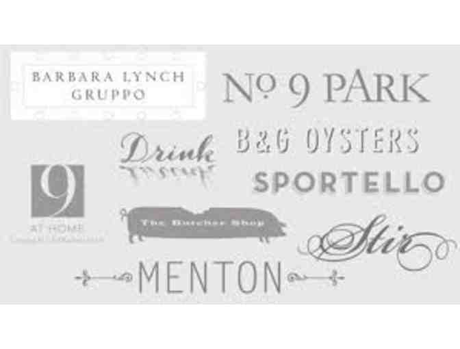 Barbara Lynch Restaurant $100 Gift Card - Menton, Stir, No. 9 Park, Sportello, B&G Oysters