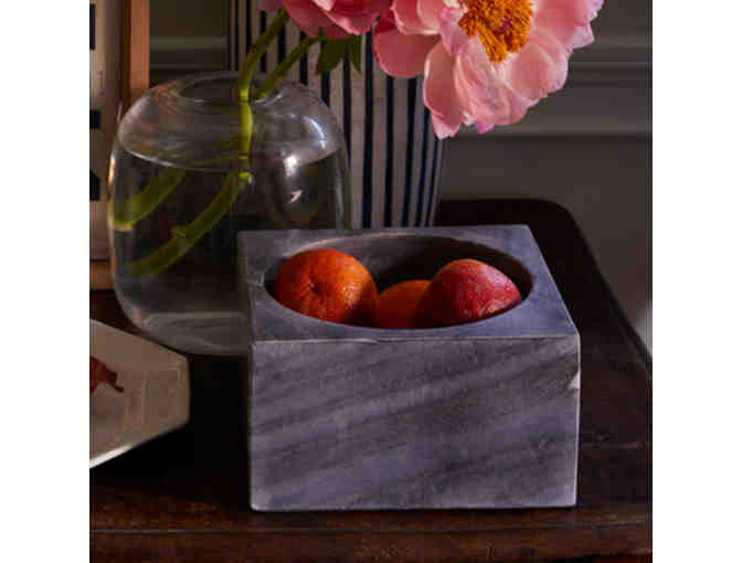 Sir|Madam Grey Marble Modernist Bowl