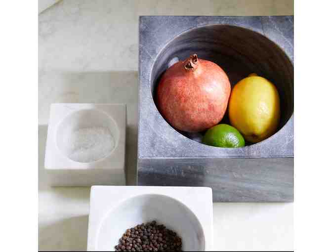 Sir|Madam Grey Marble Modernist Bowl