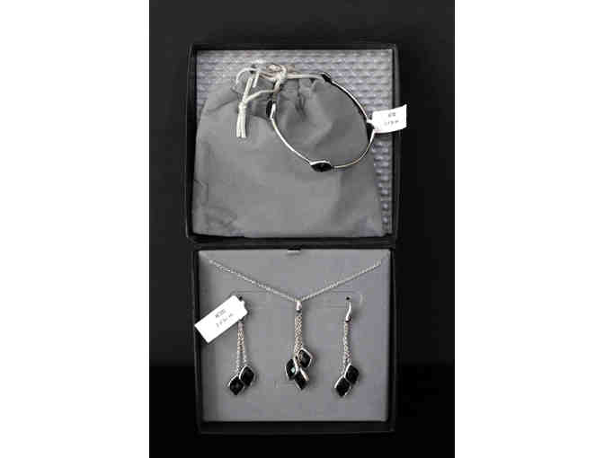 Sterling silver and Onyx 3 Piece Set