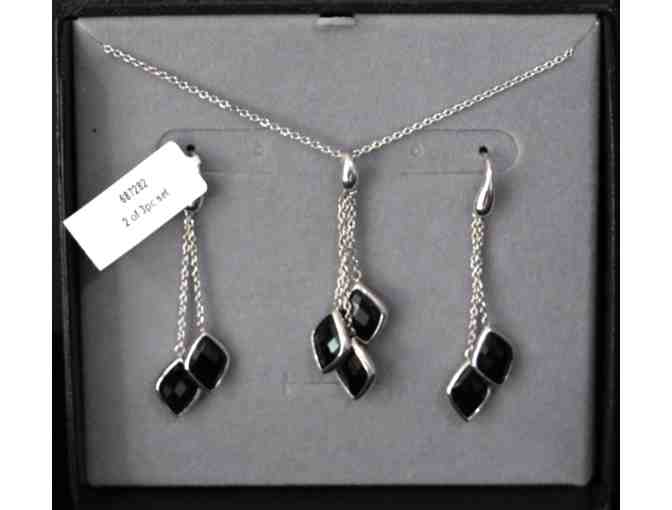 Sterling silver and Onyx 3 Piece Set