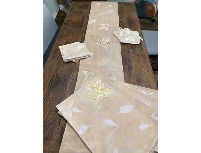 Stitching Hope Table Runner and Placemats