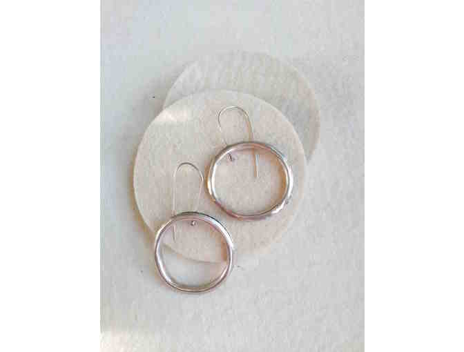 Sterling and Pyrite Earrings