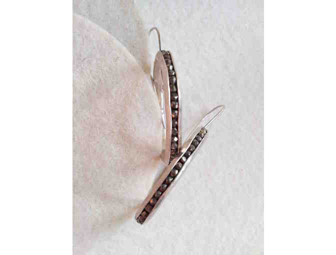 Sterling and Pyrite Earrings