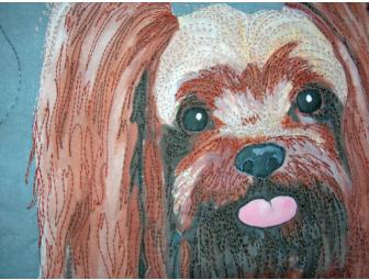 A Custom Made Art Quilt of Your Pet