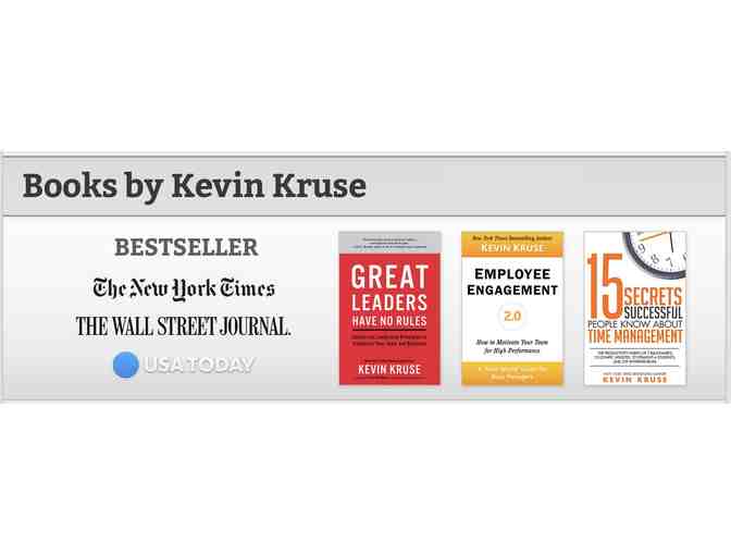 Lunch & Chat w/Bestselling Author Kevin Kruse!
