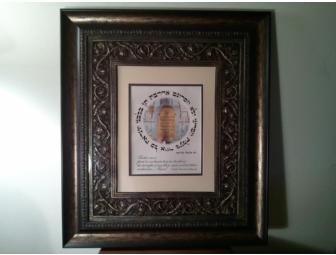 Rabbi Elimelech of Lizensk with Hand-Written on Parchment