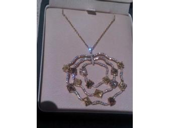 Diamond-in-the-Rough 11.12 Carat Diamond Necklace