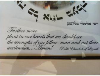 Rabbi Elimelech of Lizensk with Hand-Written on Parchment