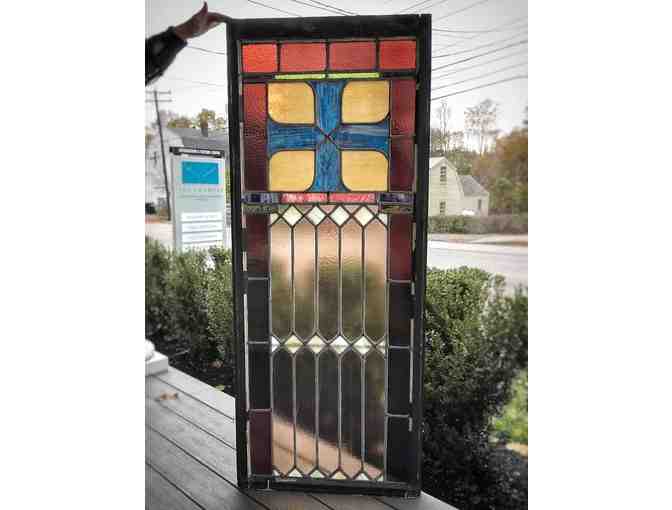 Stained Glass Window from Old House Parts $510 value