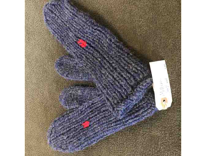 Hand knit mittens - Photo 1