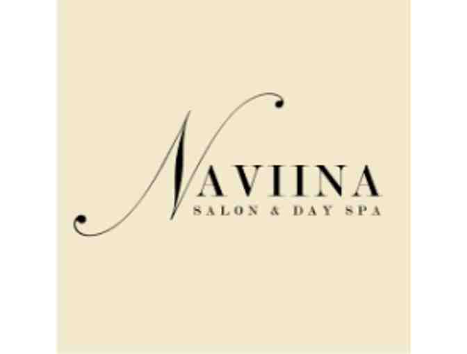 $135 gift certificate for Facial and Beauty products at Naviina Salon and Day Spa in Wells