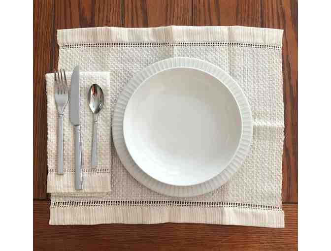 Beautifully Hand-woven set of 5 cotton placemats or napkins