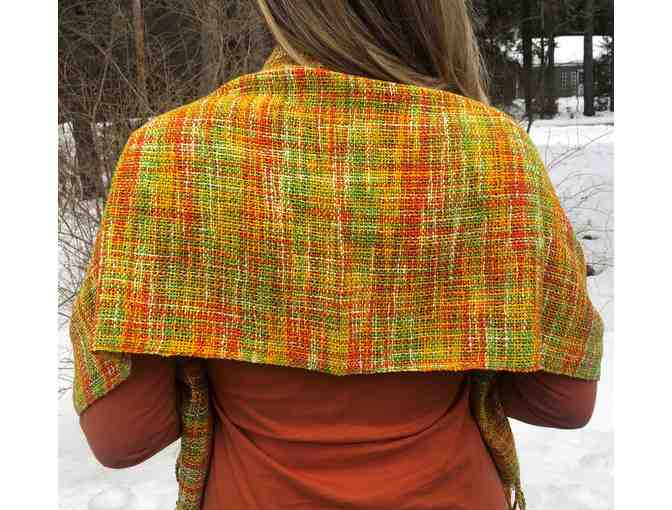 Beautifully Hand-Woven multicolored shawl