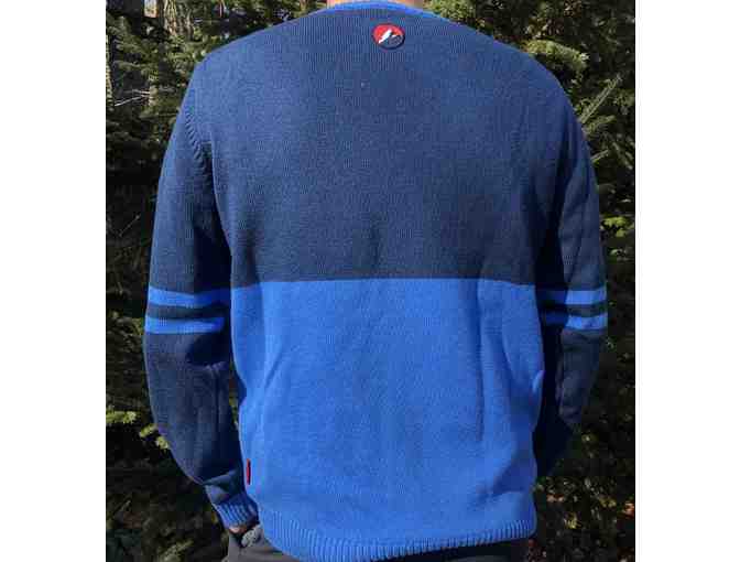 Mountain Khakis Men's - Size Large, Blue Merino Wool POW Sweater