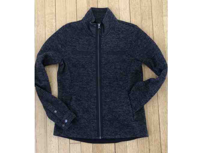 Women's Fleece Jacket by Mountain Khakis grey/black - Size Small