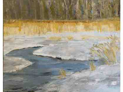 Murmurs of an Early Thaw by Barbara Berry, Oil on Canvas