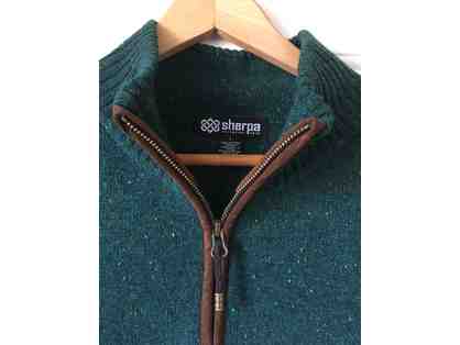 Men's Sherpa Kangtega Quarter Zip Sweater (Size L)
