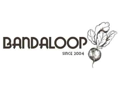 New item! $100 Gift Certificate to Bandaloop Restaurant