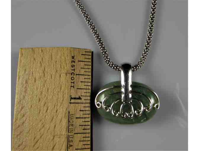 Aventurine Sterling Silver Necklace