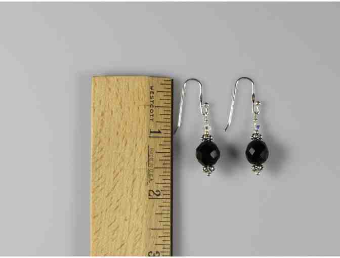 Handcrafted Black Onyx Necklace & Earrings