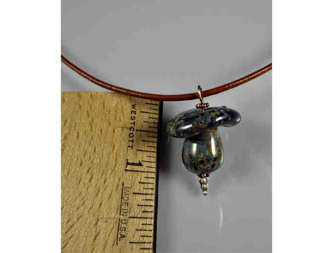 Handmade Mushroom Pendant Necklace
