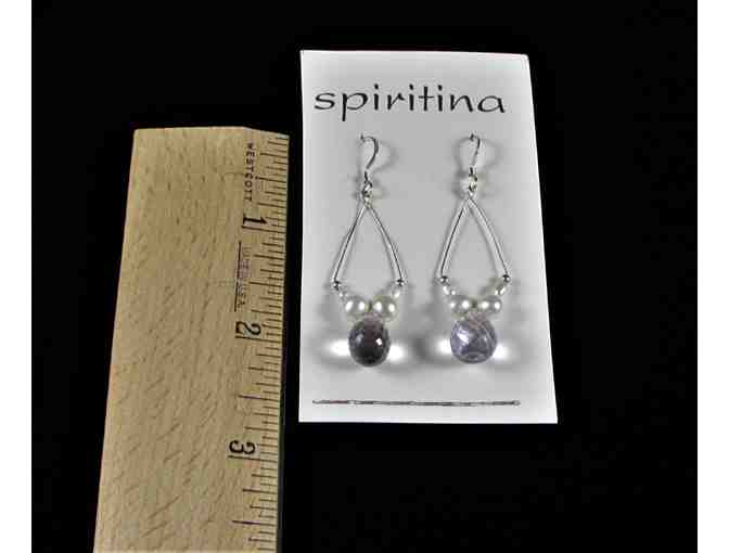 Faceted Amethyst Earrings