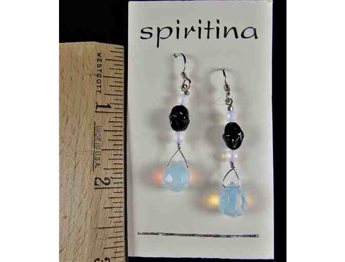 Opalite and Sterling Silver Earrings
